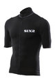 SIX2 Cycling short sleeve jersey - BIKE3 CHROMO - black