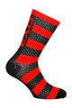SIX2 Cyclingclassic socks - LUXURY MERINO - red/black