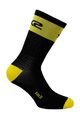 SIX2 Cyclingclassic socks - SHORT LOGO - black/yellow