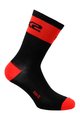 SIX2 Cyclingclassic socks - SHORT LOGO - red/black