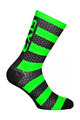 SIX2 Cyclingclassic socks - LUXURY MERINO - black/green