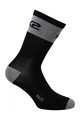 SIX2 Cyclingclassic socks - SHORT LOGO - grey/black