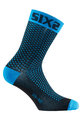 SIX2 Cyclingclassic socks - COMP SHO - light blue/black