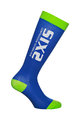 SIX2 Cycling knee-socks - RECOVERY - green/blue/black