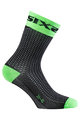 Six2 Cyclingclassic socks - SHORT S - black/green