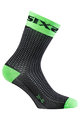 SIX2 Cyclingclassic socks - SHORT S - black/green
