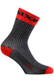 Six2 Cyclingclassic socks - SHORT S - black/red