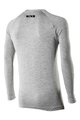 SIX2 Cycling long sleeve t-shirt - SERAFINO MERINOS - grey