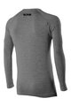 SIX2 Cycling long sleeve t-shirt - SERAFINO MERINOS - grey