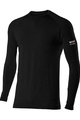 SIX2 Cycling long sleeve t-shirt - TS2 MERINOS - black