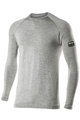 SIX2 Cycling long sleeve t-shirt - TS2 MERINOS - grey