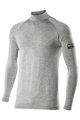 SIX2 Cycling long sleeve t-shirt - TS3 MERINOS - grey