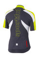 SPORTFUL Cycling short sleeve jersey - CRANK - yellow/grey