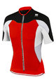 SPORTFUL Cycling short sleeve jersey - CRANK - red/white/black