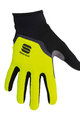 SPORTFUL Cycling long-finger gloves - GEL - yellow/black