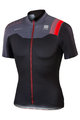 SPORTFUL Cycling short sleeve jersey - BODYFIT PRO TEAM - black/grey