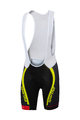 SPORTFUL Cycling bib shorts - SC TEAM - yellow/black