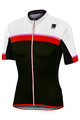 SPORTFUL Cycling short sleeve jersey - PISTA - white/black/red