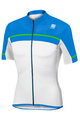 SPORTFUL Cycling short sleeve jersey - PISTA - light blue/white