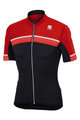 SPORTFUL Cycling short sleeve jersey - PISTA - red/grey