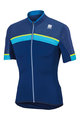SPORTFUL Cycling short sleeve jersey - PISTA - blue