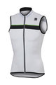 SPORTFUL Cycling sleeveless jersey - PISTA - white/black