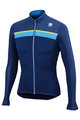 SPORTFUL Cycling summer long sleeve jersey - PISTA SUMMER - blue