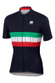SPORTFUL Cycling short sleeve jersey - ITALIA - black