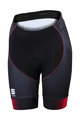 SPORTFUL Cycling shorts without bib - GRUPPETTO PRO LADY - pink/black