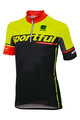 SPORTFUL Cycling short sleeve jersey - SC TEAM KIDS - yellow/black