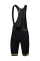 SPORTFUL Cycling bib shorts - CLASSIC RACE - black/yellow