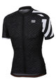 SPORTFUL Cycling short sleeve jersey - PRISM - white/black