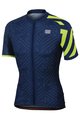 SPORTFUL Cycling short sleeve jersey - PRISM - blue/yellow