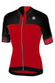 SPORTFUL Cycling short sleeve jersey - STRIKE - red/black