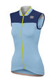 SPORTFUL Cycling sleeveless jersey - GRACE LADY - blue/light blue