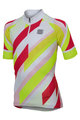 SPORTFUL Cycling short sleeve jersey - VOLT KIDS - red/white/yellow