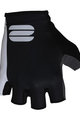 SPORTFUL Cycling fingerless gloves - BODYFIT PRO - black/white