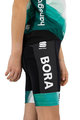 SPORTFUL Cycling shorts without bib - BORA 2021 KIDS BOH - black/green