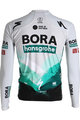 SPORTFUL Cycling winter long sleeve jersey - BORA 2021 WINTER - grey/green