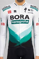 SPORTFUL Cycling winter long sleeve jersey - BORA 2021 WINTER - grey/green