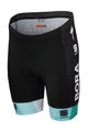 SPORTFUL Cycling shorts without bib - BORA 2019 KIDS - green/black