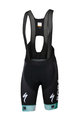 SPORTFUL Cycling bib shorts - BORA HANSGROHE 2019 - black/green