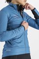 SPORTFUL Cycling thermal jacket - TEMPO W LADY - blue