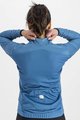 SPORTFUL Cycling thermal jacket - TEMPO W LADY - blue