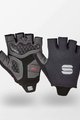 SPORTFUL Cycling fingerless gloves - TOTAL COMFORT - black