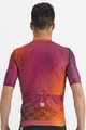 SPORTFUL Cycling short sleeve jersey - ROCKET - orange/bordeaux