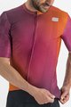 SPORTFUL Cycling short sleeve jersey - ROCKET - orange/bordeaux