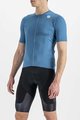 SPORTFUL Cycling short sleeve jersey - MATCHY - blue