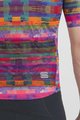 SPORTFUL Cycling short sleeve jersey - GLITCH BOMBER - multicolour/pink