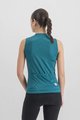 SPORTFUL Cycling sleeveless jersey - MATCHY LADY - blue